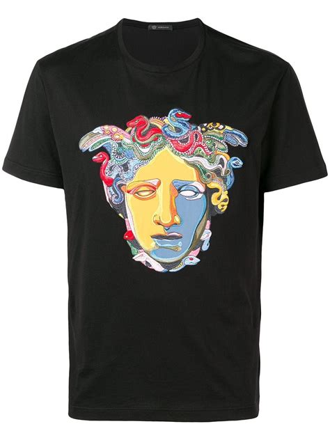 versace collection medusa t shirt|versace baroque t shirt.